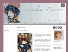 Tablet Screenshot of portrait-atelier.com